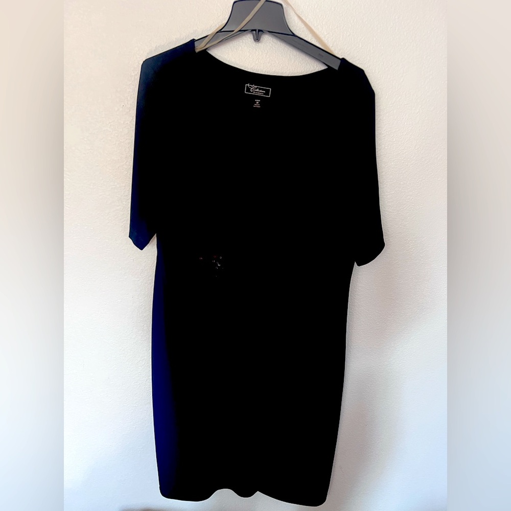 Classic Black Short Sleeve Women's Dress